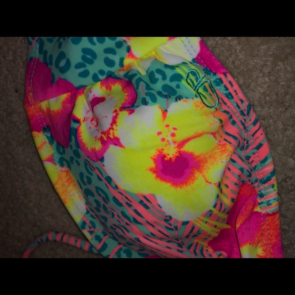 Colorful bikini top